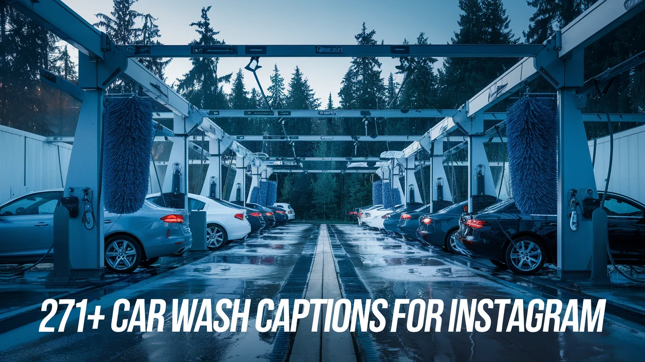 Car Wash Captions for Instagram