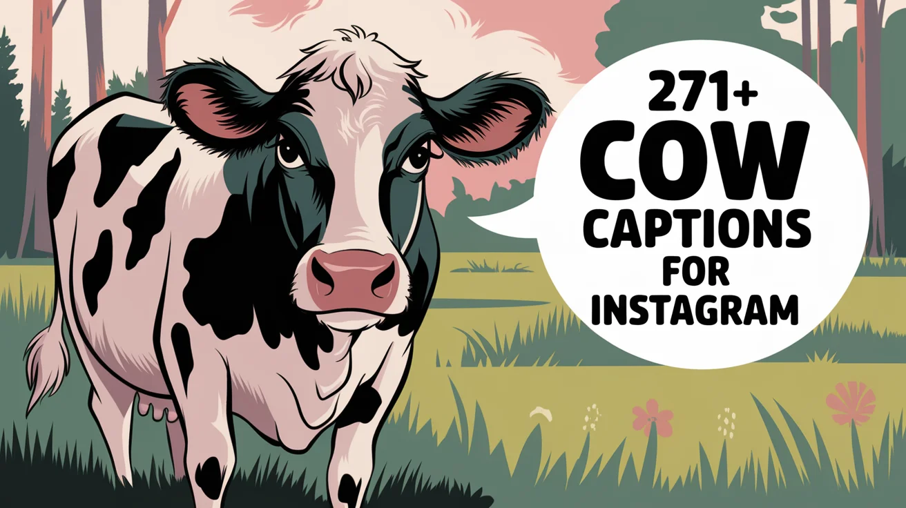 Cow Captions for Instagram