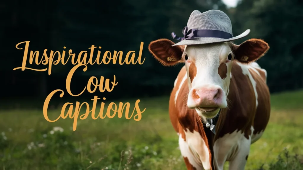 Inspirational Cow Captions