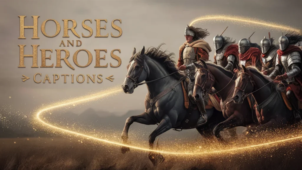 Horses and Heroes Captions