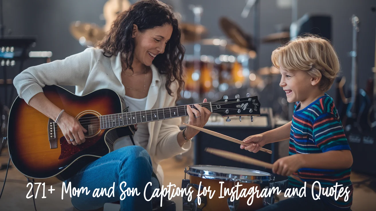 Mom and Son Captions for Instagram And Quotes