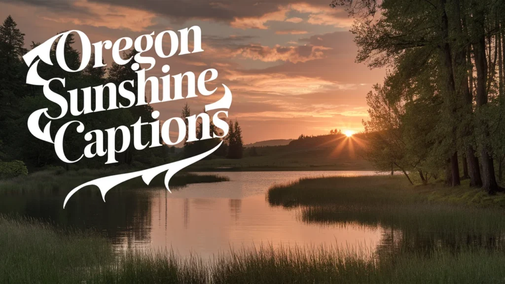 Oregon Sunshine Captions