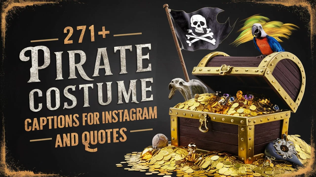 Pirate Costume Captions for Instagram And Quotes