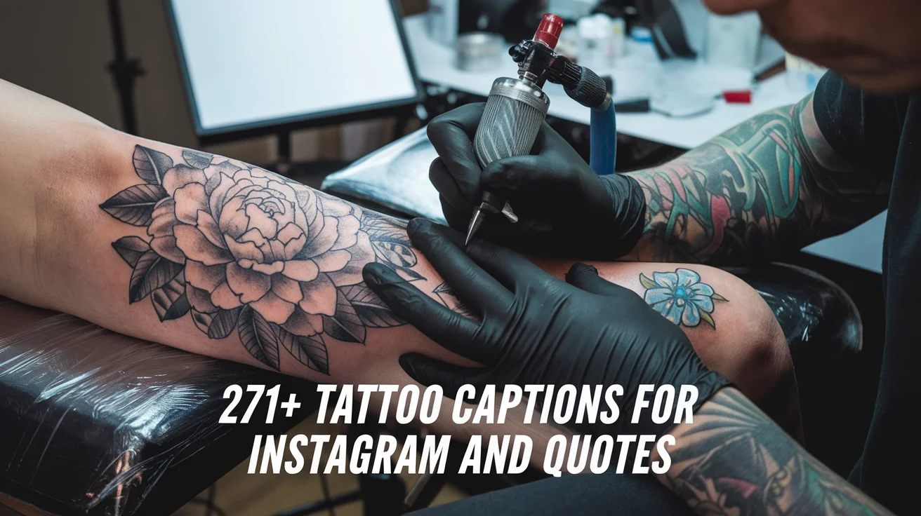 Tattoo Captions for Instagram And Quotes