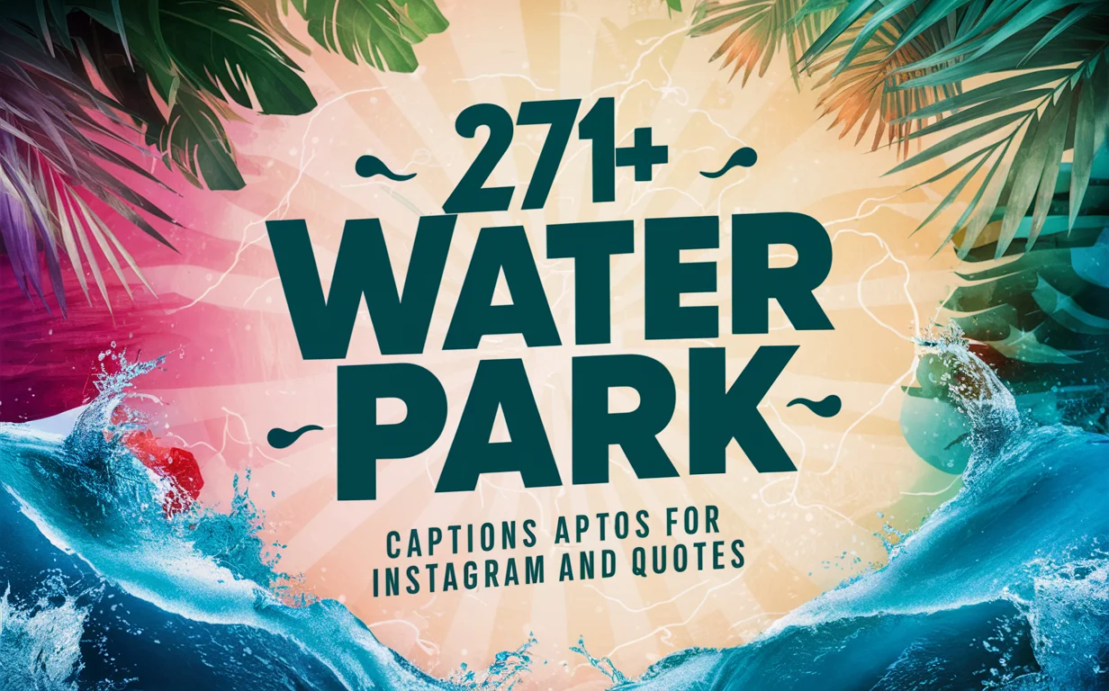 Water Park Captions for Instagram And Quotes